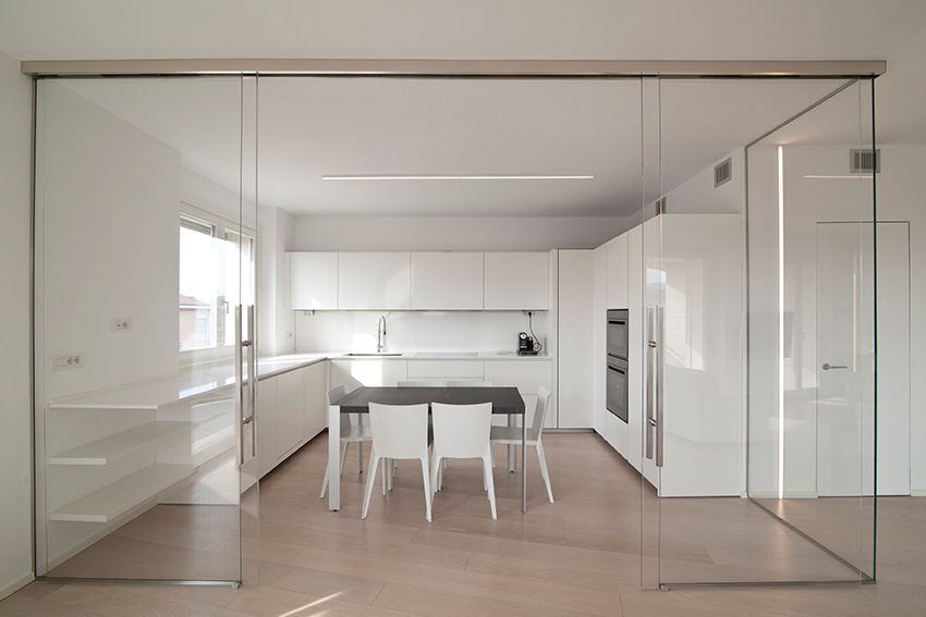 Attico Villa Lieta, RWA_Architetti RWA_Architetti Dapur Minimalis