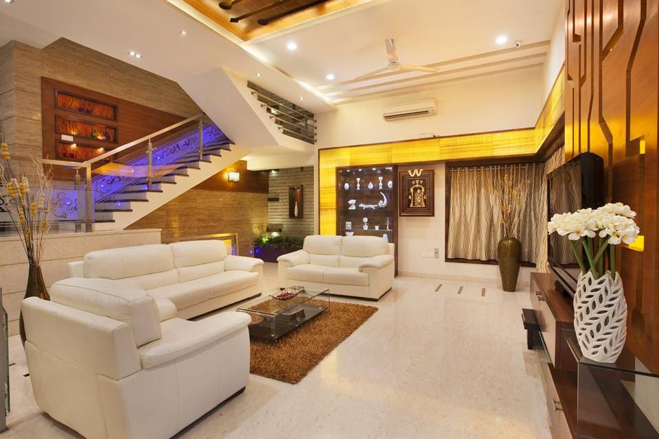 Living room Ansari Architects Modern living room