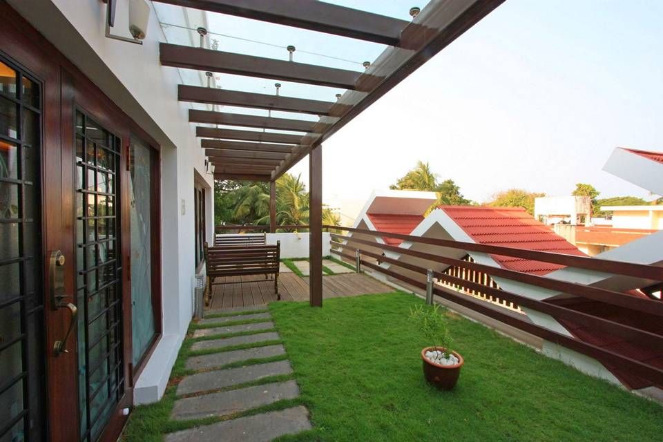 Terrace garden Ansari Architects Modern garden