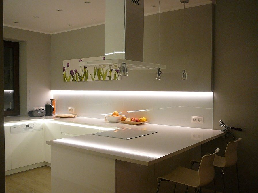 Kuchnia cała w bieli, Korin Design Korin Design Kitchen MDF