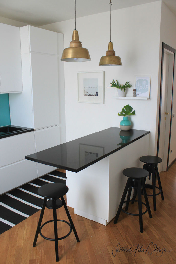 KITCHEN RENOVATION - project cool flat, Severine Piller Design LLC Severine Piller Design LLC Cozinhas modernas