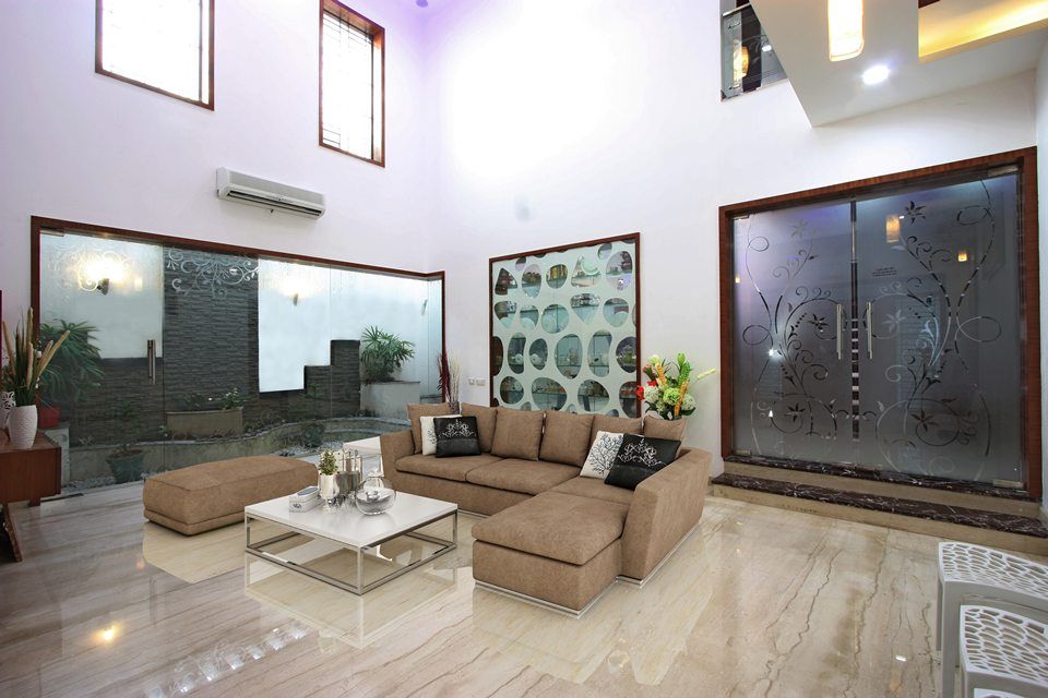 Dheen House Kumbakonam, Ansari Architects Ansari Architects Salas de estar modernas