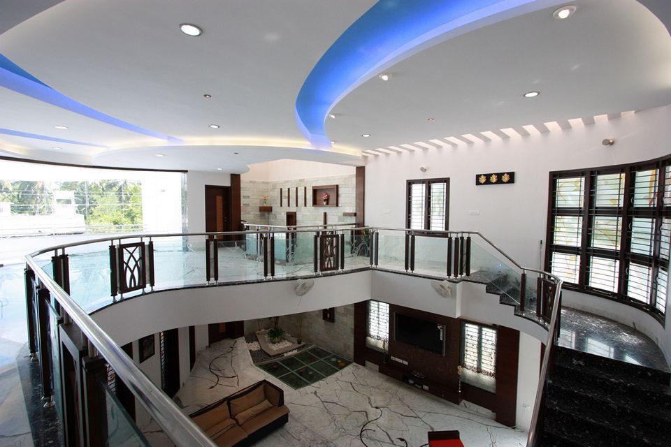 False Ceiling Ansari Architects Modern living room