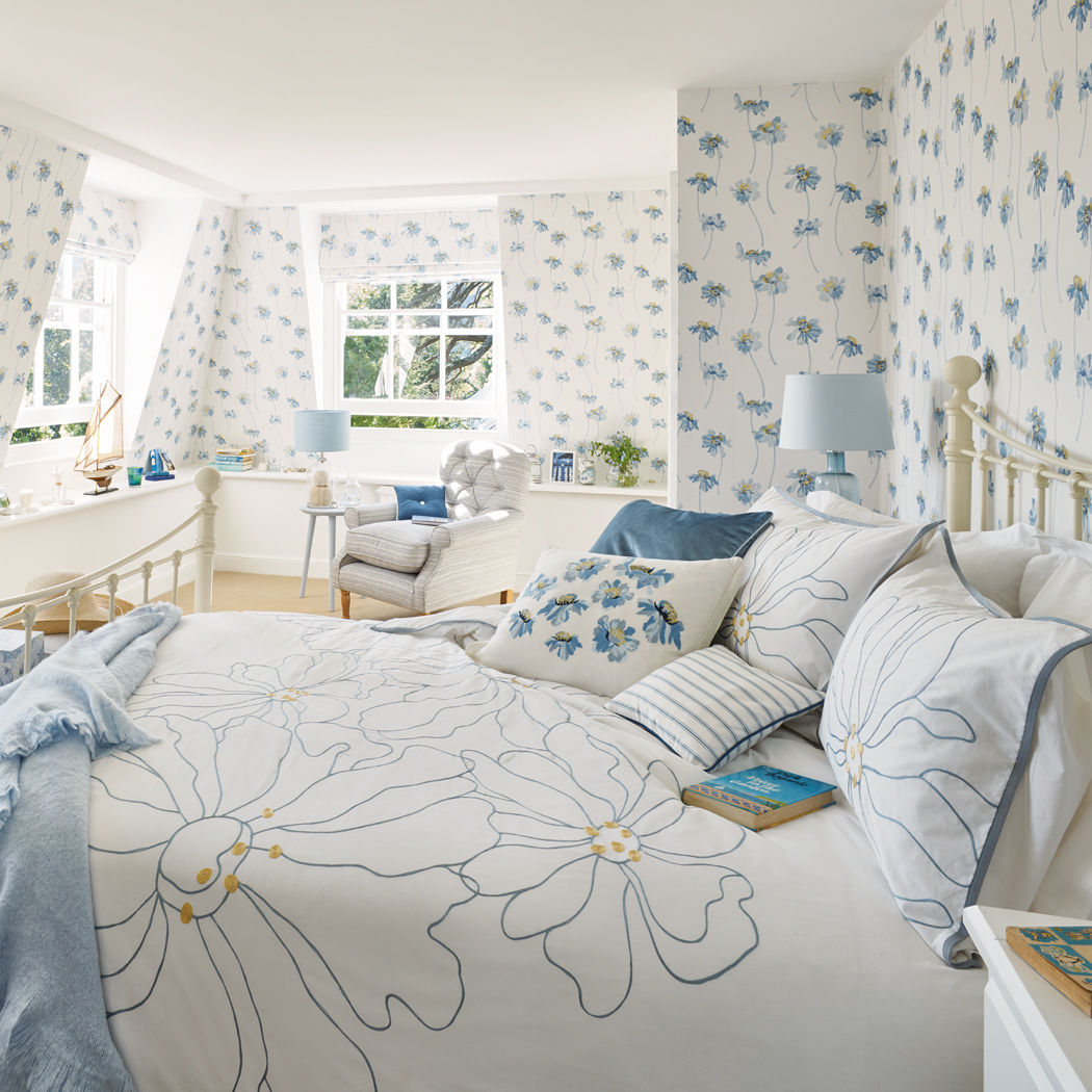 Harbour - Primavera Verano 2016, Laura Ashley Decoración Laura Ashley Decoración Camera da letto in stile mediterraneo