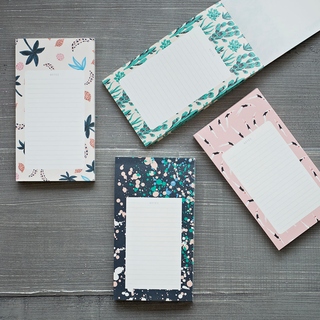 Tropical Printed Note Pad rigby & mac Bureau original Accessoires & décorations