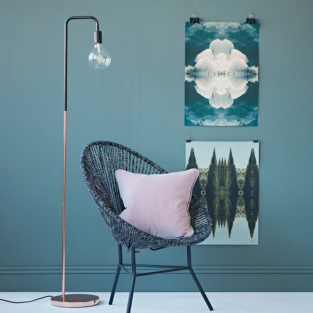 Copper Base Floor Lamp rigby & mac Salon original Cuivre / Bronze / Laiton Eclairage