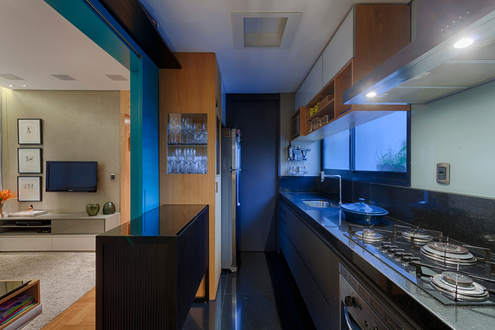 Apartamento FM, CoGa Arquitetura CoGa Arquitetura Modern kitchen