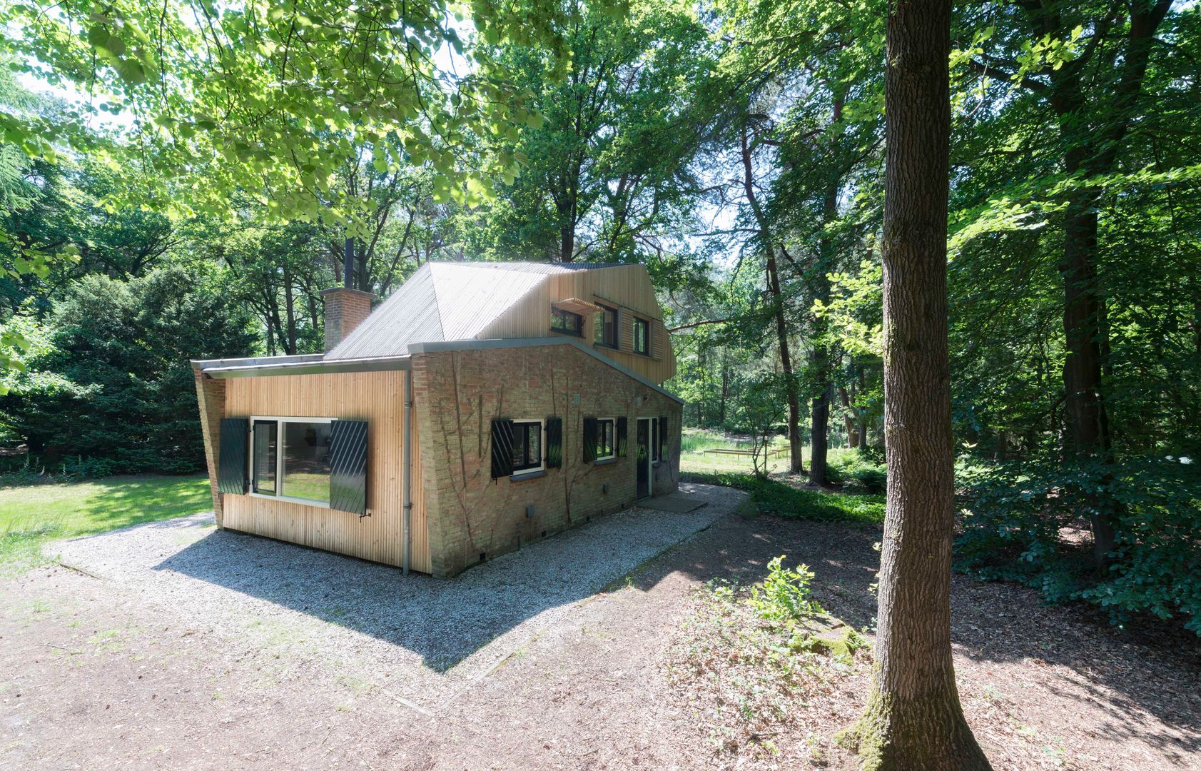 Boshuis, Bloot Architecture Bloot Architecture Moderne Häuser Holz Holznachbildung