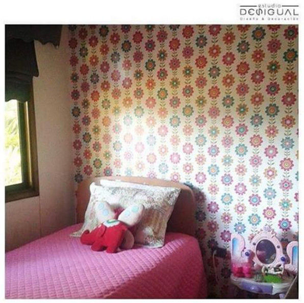 Murales para el Hogar, Estudio Desigual Estudio Desigual モダンデザインの 子供部屋