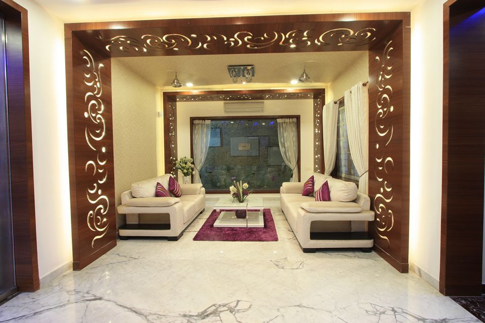 Ethnic Inspiration House, Ansari Architects Ansari Architects غرفة المعيشة