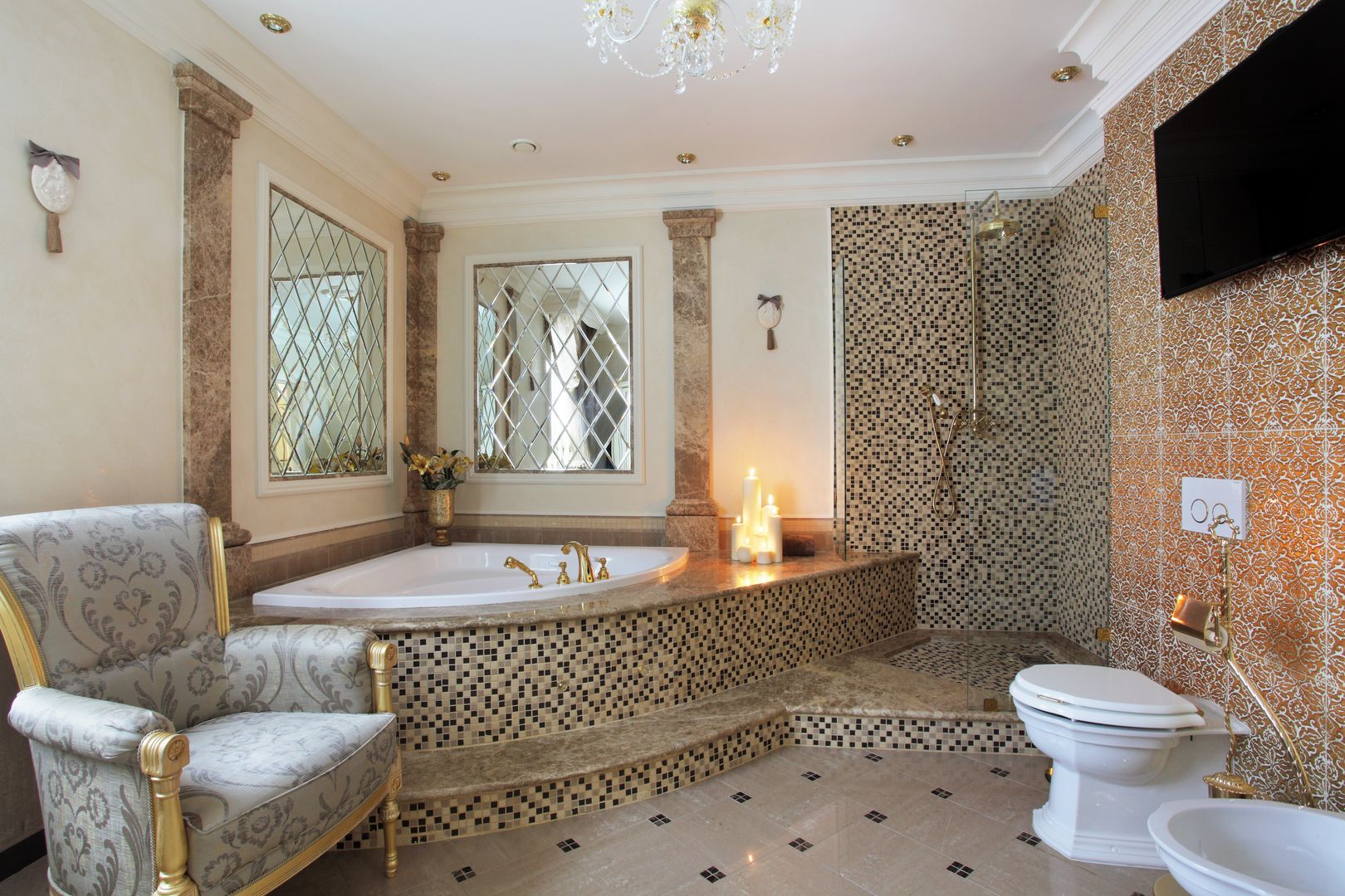 Элегантная классика., АРТэврика АРТэврика Classic style bathrooms