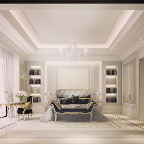 Interior Design & Architecture by IONS DESIGN Dubai,UAE, IONS DESIGN IONS DESIGN Classic style bedroom