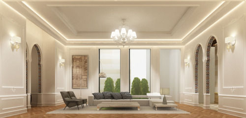Interior Design & Architecture by IONS DESIGN Dubai,UAE, IONS DESIGN IONS DESIGN غرفة المعيشة