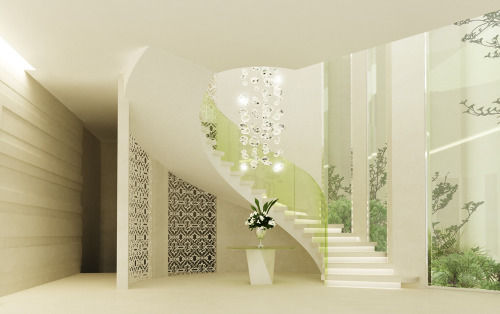 Interior Design & Architecture by IONS DESIGN Dubai,UAE, IONS DESIGN IONS DESIGN Corredores, halls e escadas modernos