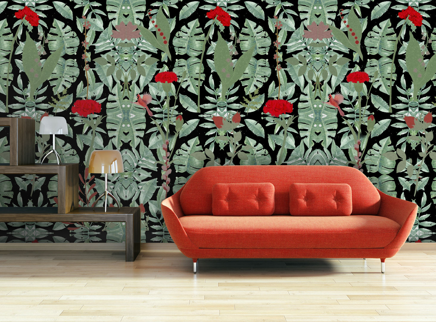 Cravo Preto OH Wallpaper Modern walls & floors Paper Wallpaper