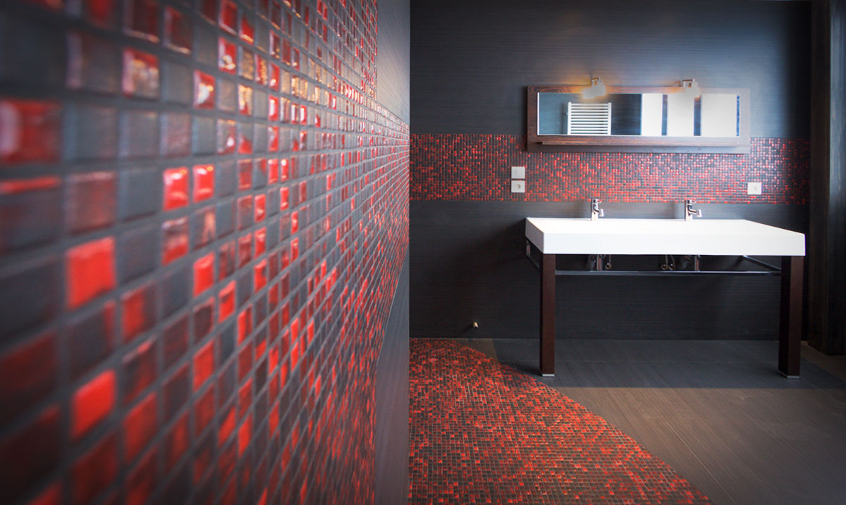 MOSAICS Fusion 30 homify Salle de bain moderne Céramique Décorations