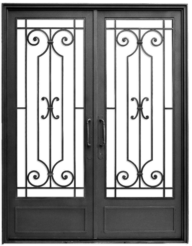 Puerta de entrada clásica, DEL HIERRO DESIGN DEL HIERRO DESIGN Nhà phong cách kinh điển Sắt / thép