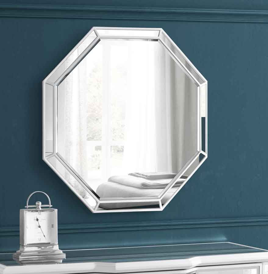 Leonore Wall Mirror homify Classic style bedroom mirrored,mirrored furniture,leonore,wall mirror,Accessories & decoration