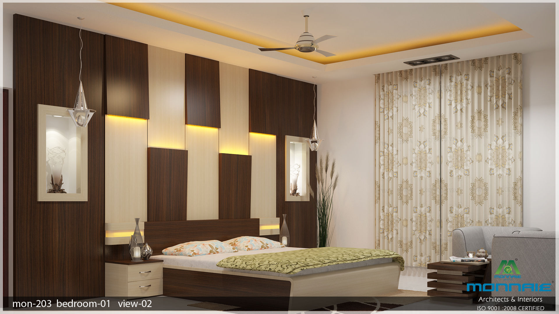 Indian Contemporary Design, Monnaie Architects & Interiors Monnaie Architects & Interiors Modern style bedroom