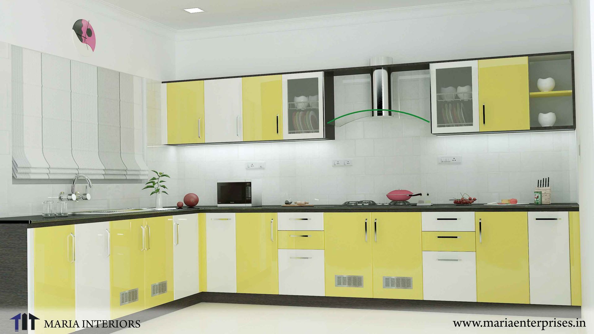 latest project in OTHARA, Maria Enterprises Maria Enterprises Dapur Gaya Kolonial Kayu Buatan Transparent Kitchen utensils