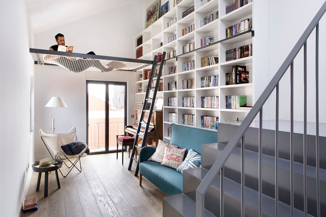Una Casa de Libro, Egue y Seta Egue y Seta Modern living room