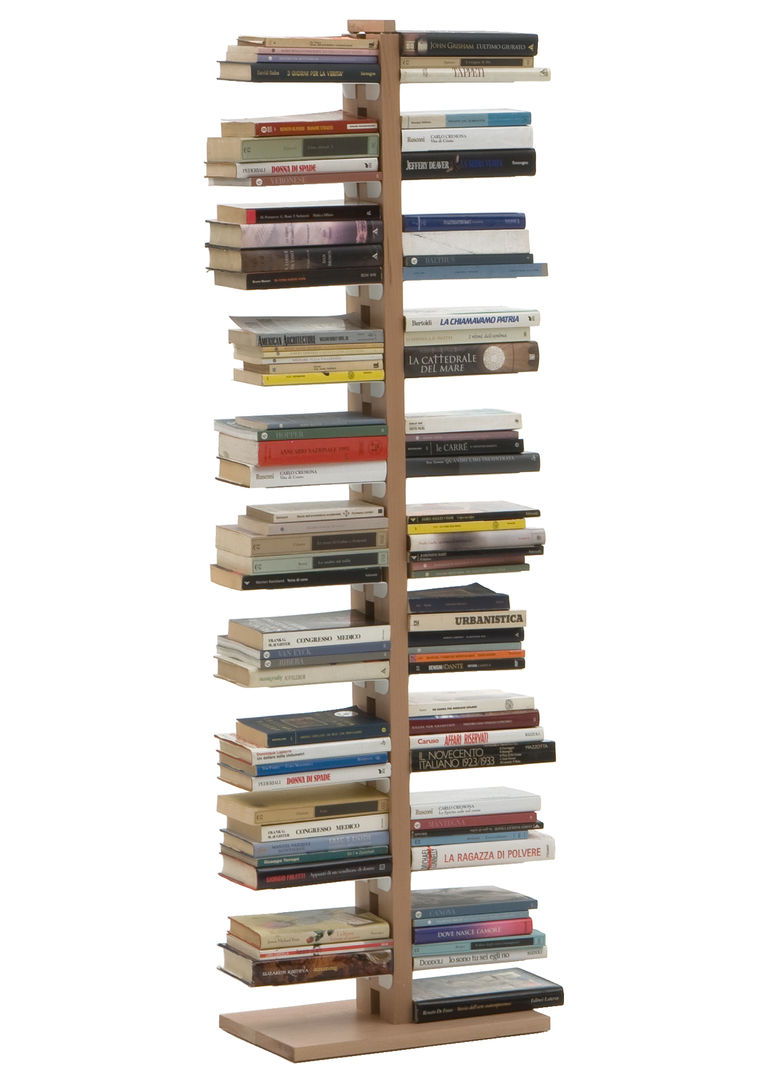 Zia Bice | Column bookshelf | h 150 cm Le zie di Milano Casas minimalistas Madeira maciça Multicolor Artigos para a casa