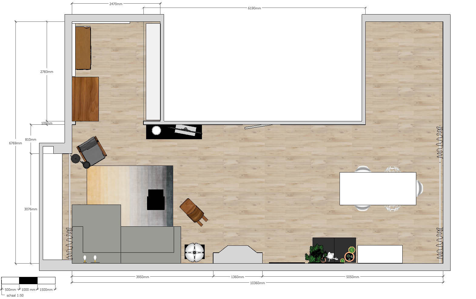 Plattegrond Studio Mind Industriële woonkamers industrieel,elitis,heemstede,haarlem,studio mind,styling,betonlook,fotografie,plattegrond,interieurontwerp