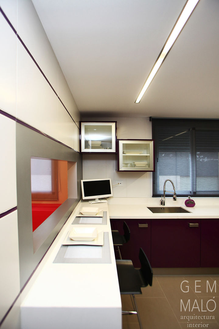 Cocina Gemmalo arquitectura interior Cocinas modernas Tablero DM