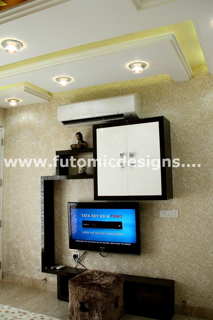 Premium Home Interiors, Futomic Design Services Pvt. Ltd. Futomic Design Services Pvt. Ltd. 臥室 MDF 衣櫥與衣櫃