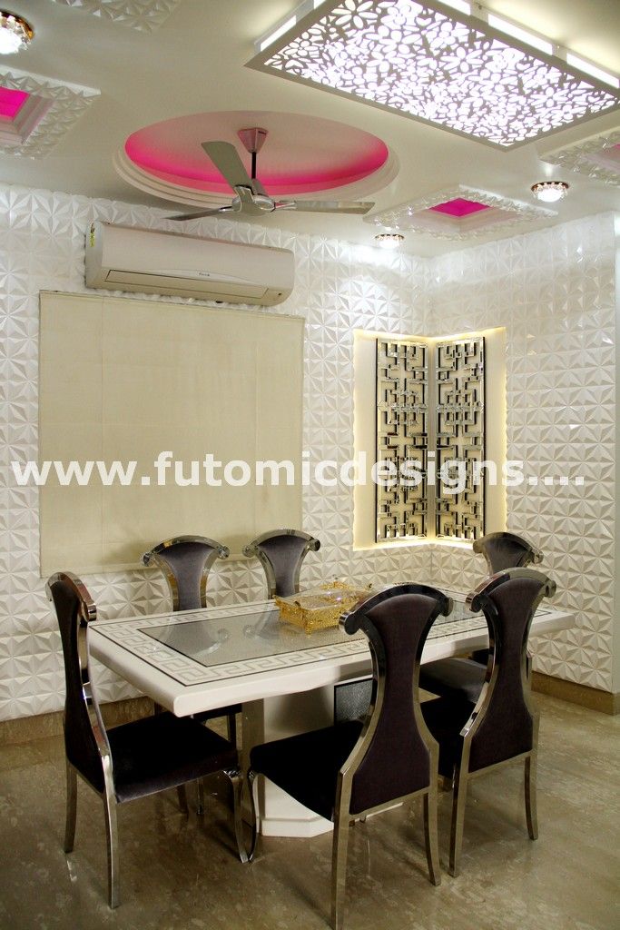 Premium Home Interiors, Futomic Design Services Pvt. Ltd. Futomic Design Services Pvt. Ltd. 餐廳