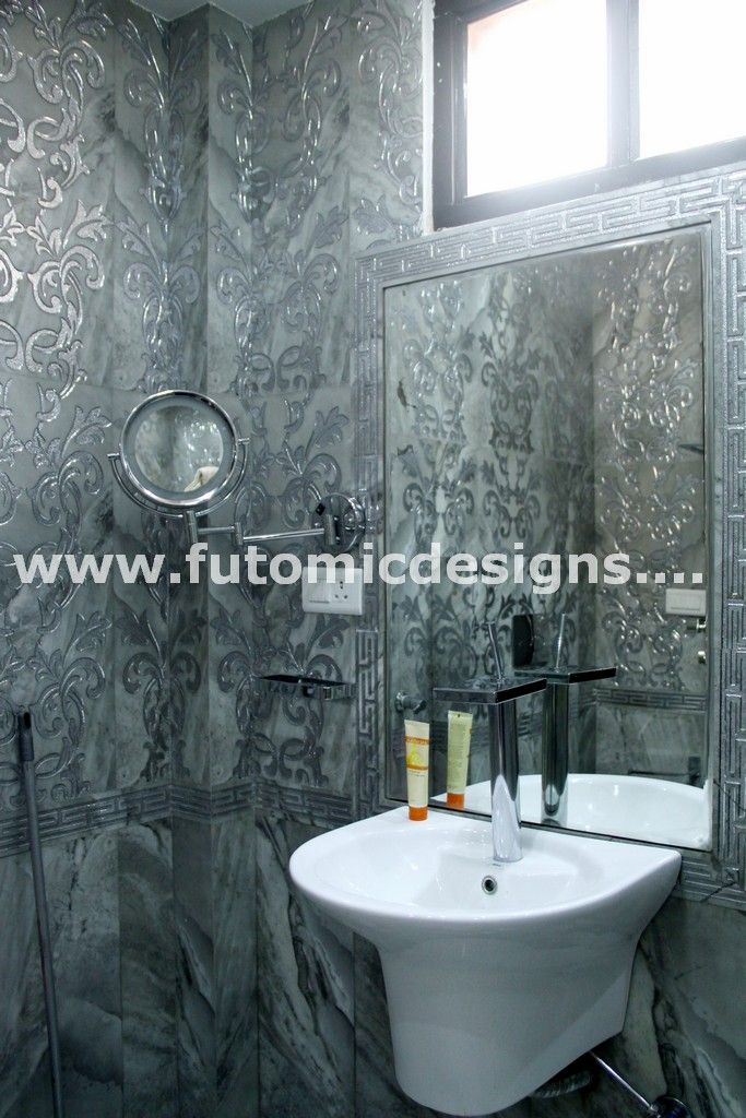 Premium Home Interiors, Futomic Design Services Pvt. Ltd. Futomic Design Services Pvt. Ltd. 現代浴室設計點子、靈感&圖片