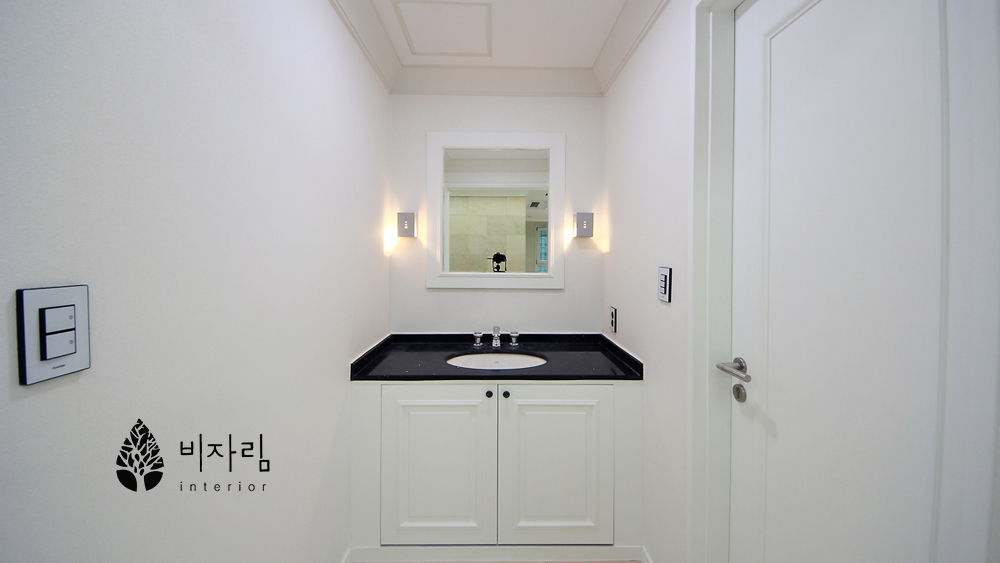 [休] 가족을 위한 자연같은 집, 비자림인테리어 비자림인테리어 Modern style bathrooms