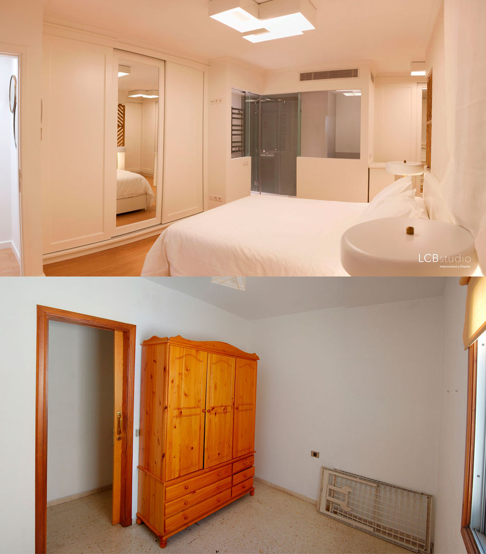 Reforma piso, LCB studio LCB studio غرفة نوم