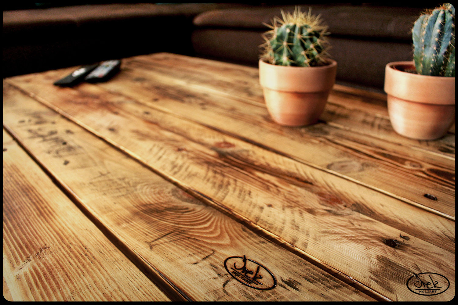 Loungetisch Europalette Irekholzart, IrekHolzArt IrekHolzArt Living room Wood Wood effect Side tables & trays