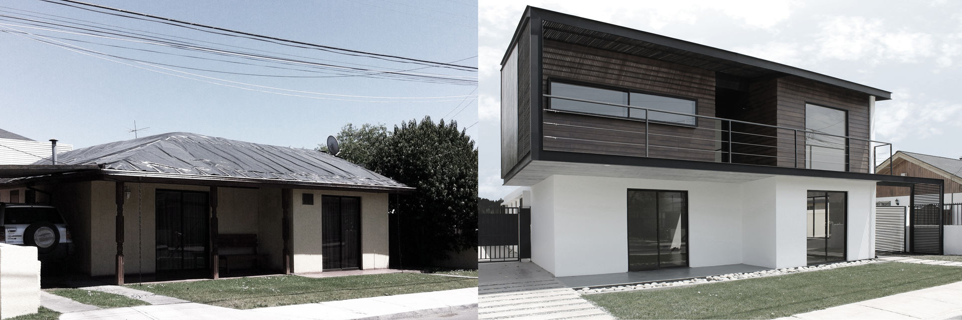 Remodelación Casa Limonares, Melipilla, RM, Chile, Landeros & Charles Architects Landeros & Charles Architects モダンな 家