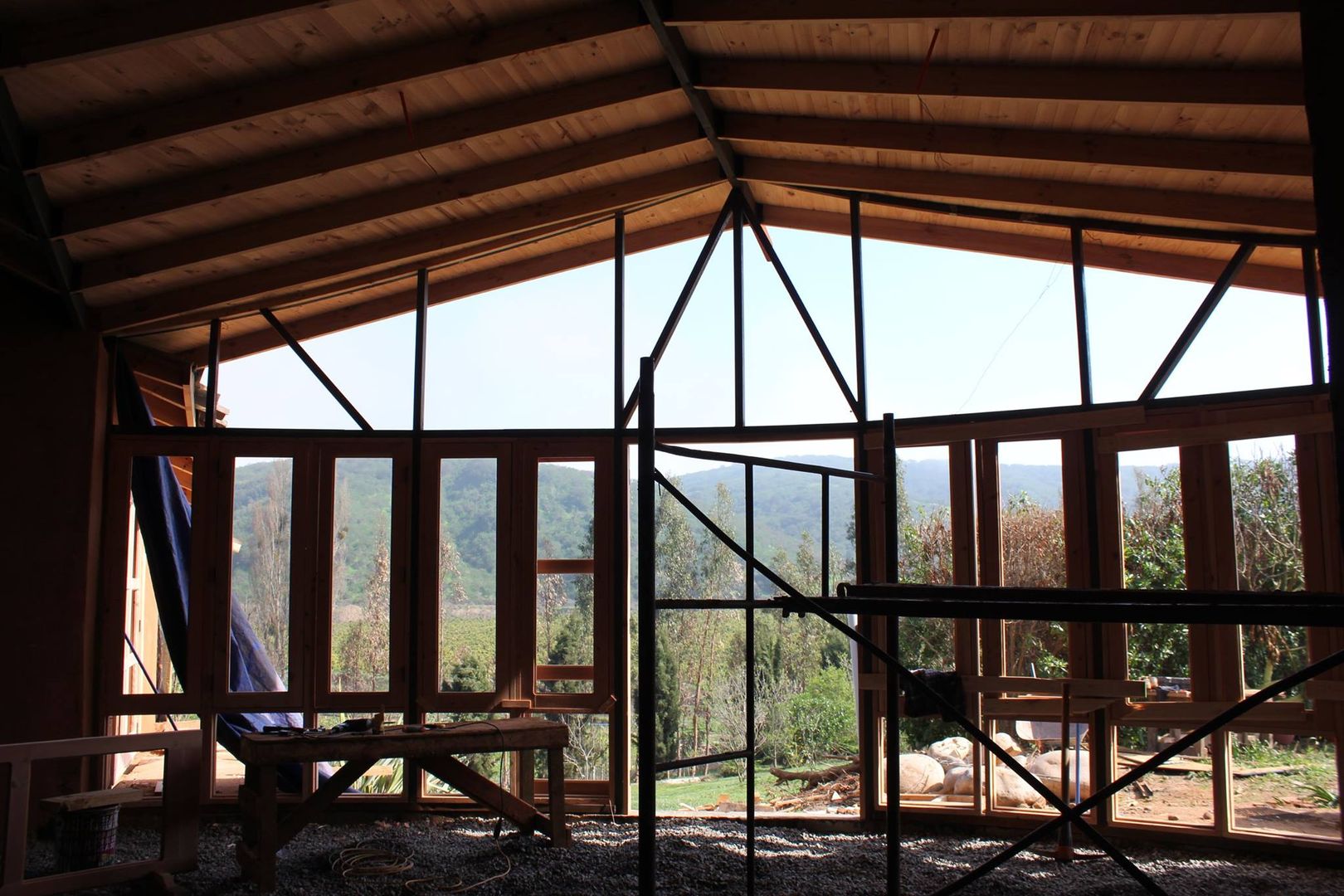 Ampliación y Remodelación de Casa Castillo Hepp en El Huape por ALIWEN, ALIWEN arquitectura & construcción sustentable - Santiago ALIWEN arquitectura & construcción sustentable - Santiago Casas familiares