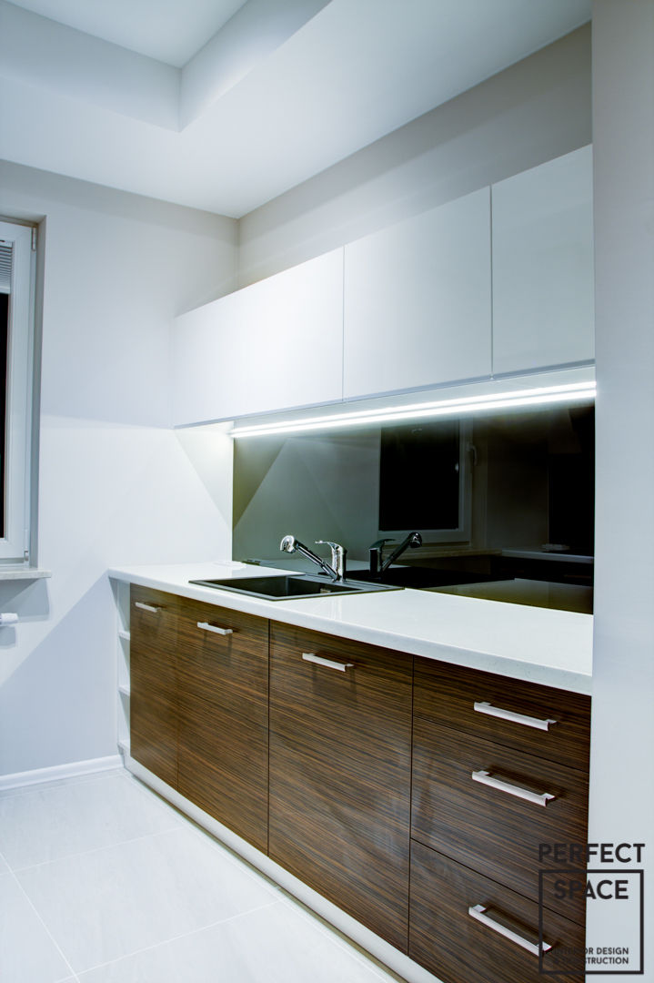 Jedno- dwuosobowe Gniazdko, Perfect Space Perfect Space Modern kitchen