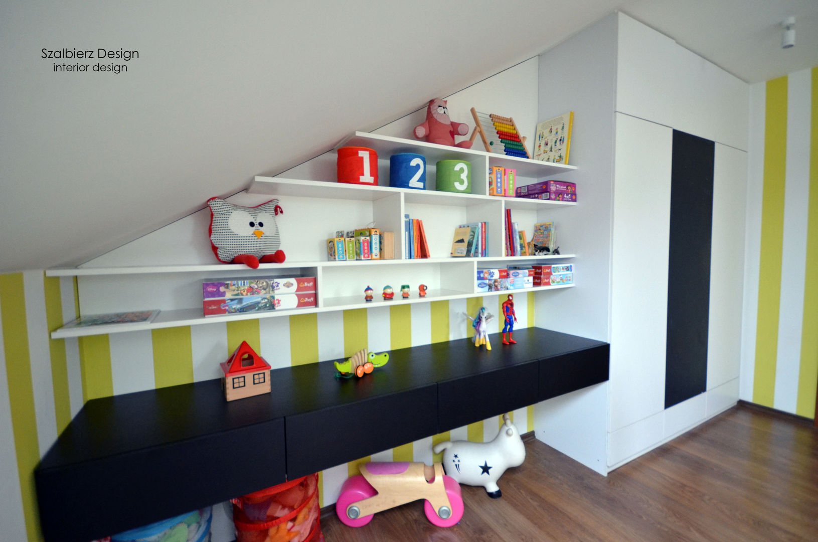 Pokój dziecięcy, Szalbierz Design Szalbierz Design Dormitorios infantiles de estilo moderno Tablero DM