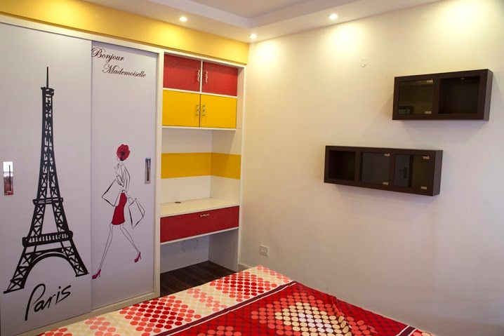 4 BHK in Bengaluru, Cee Bee Design Studio Cee Bee Design Studio Modern dressing room Property,Furniture,Building,Interior design,Flooring,Floor,House,Wall,Art,Material property