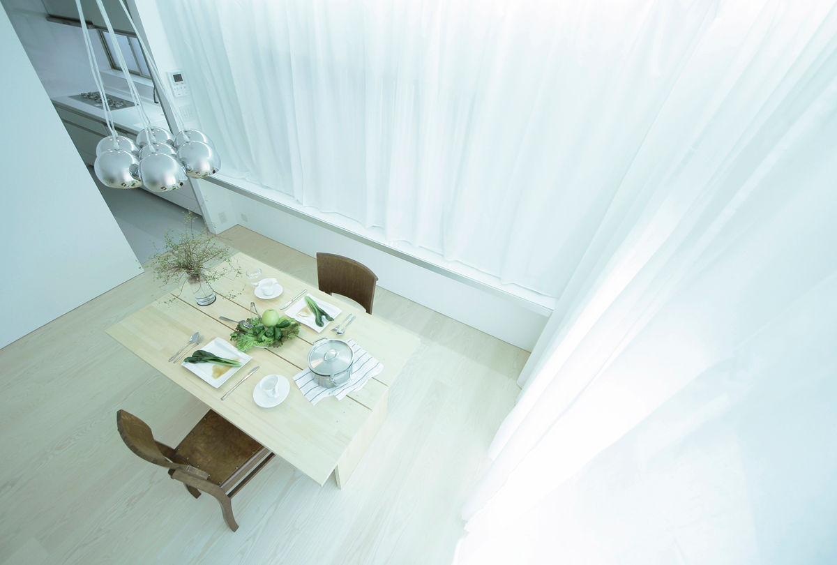House for Installation - 清州の家 リノベーション, Jun Murata | JAM Jun Murata | JAM Salas de jantar minimalistas