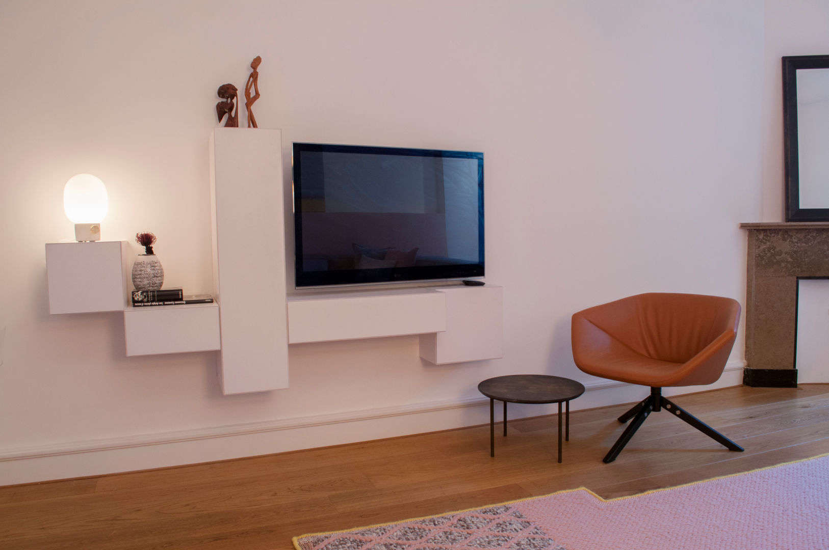 zachte tinten in Amsterdam-Zuid, IJzersterk interieurontwerp IJzersterk interieurontwerp Living room