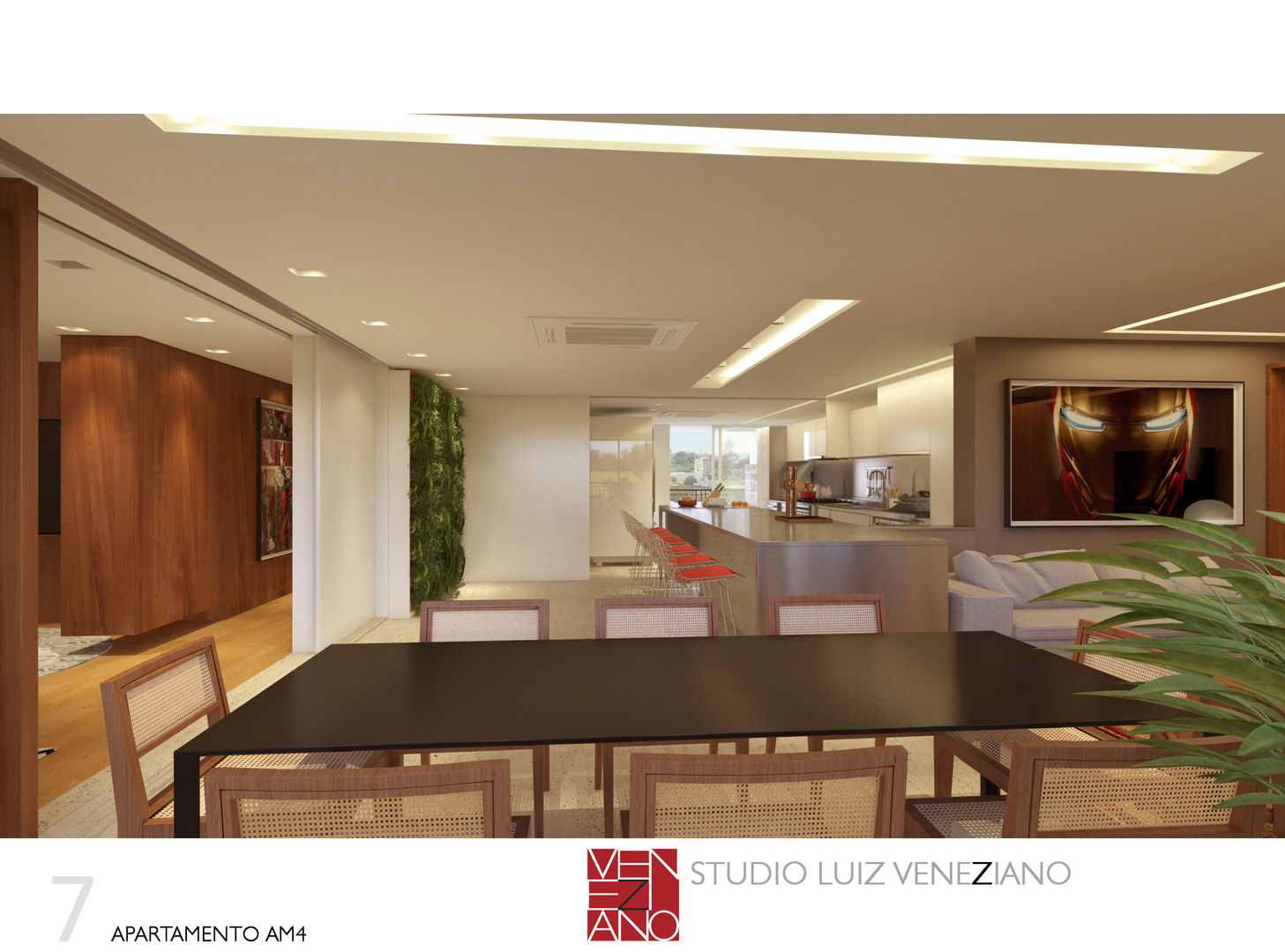 VARANDA GOURMET STUDIO LUIZ VENEZIANO Varandas, alpendres e terraços modernos