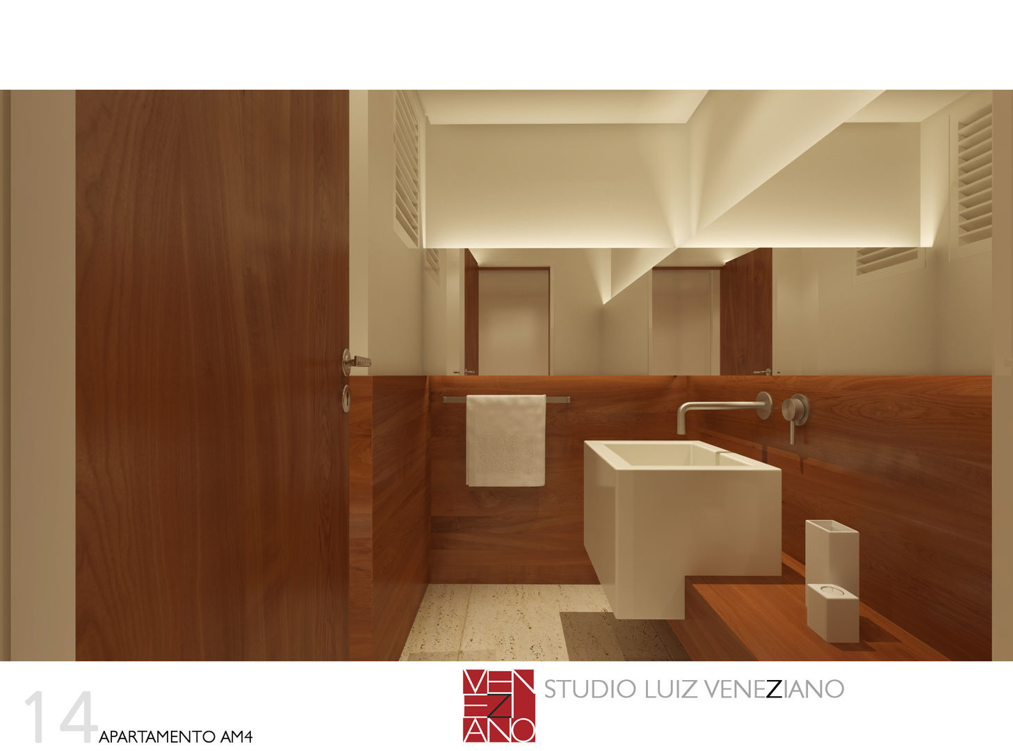 APARTAMENTO AM4, STUDIO LUIZ VENEZIANO STUDIO LUIZ VENEZIANO Modern bathroom