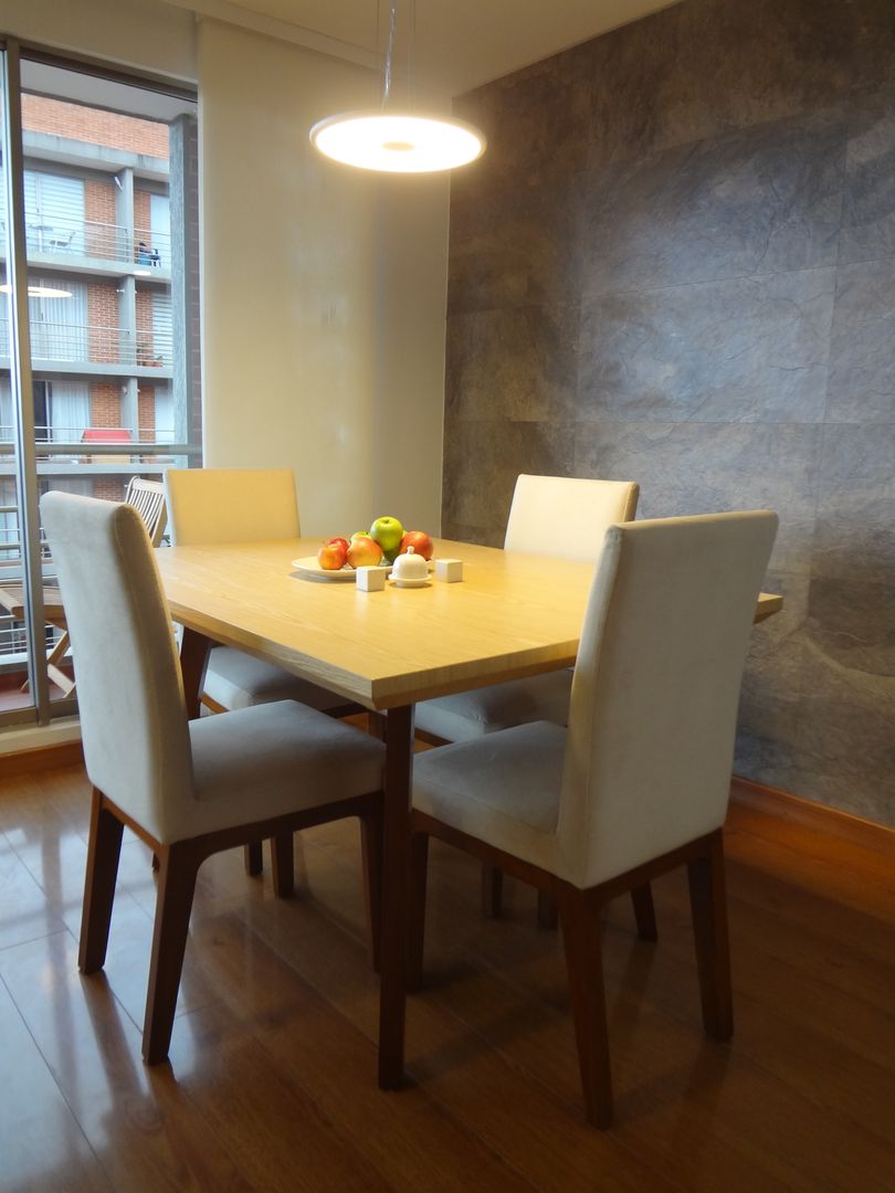 Apartamento Alcaparros Montanar, John Robles Arquitectos John Robles Arquitectos Modern dining room