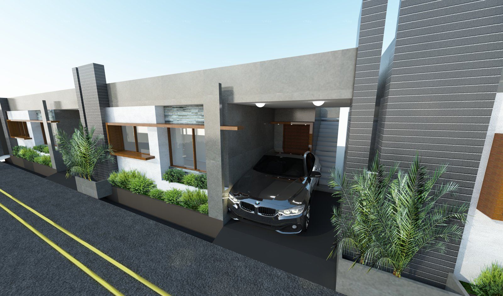 Row houses at Medahalli, Bangalore, Lumous design Consultants Lumous design Consultants Modern houses