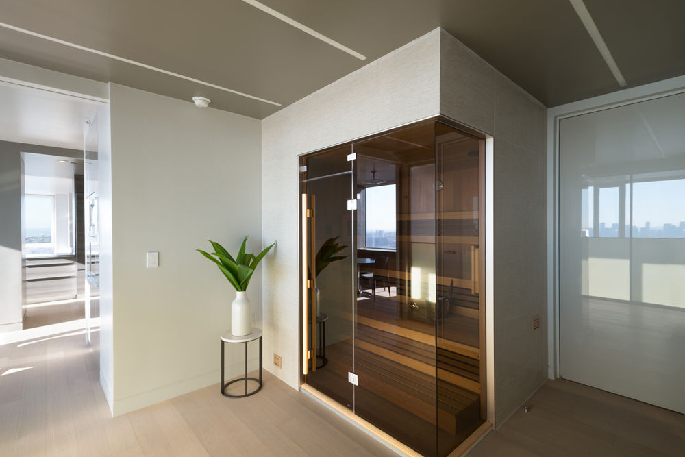 Luxury Apartment Combination, Andrew Mikhael Architect Andrew Mikhael Architect Minimalistyczne spa