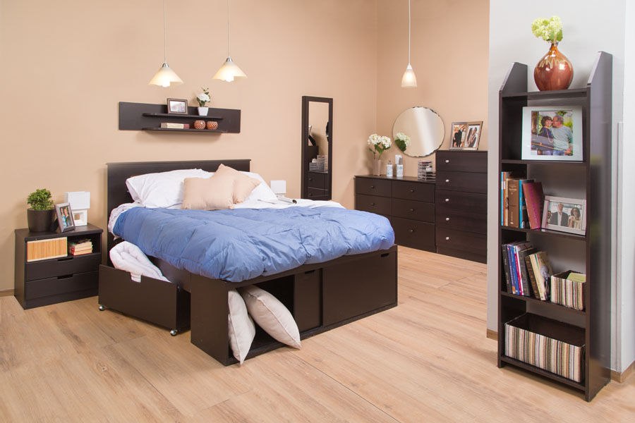 Recámara Mayo., Idea Interior Idea Interior Classic style bedroom Chipboard Beds & headboards