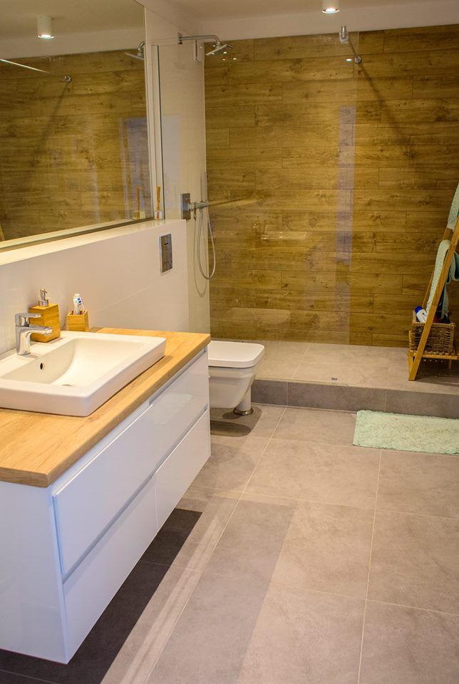Mint & Grey, Pika Design Pika Design Phòng tắm phong cách hiện đại