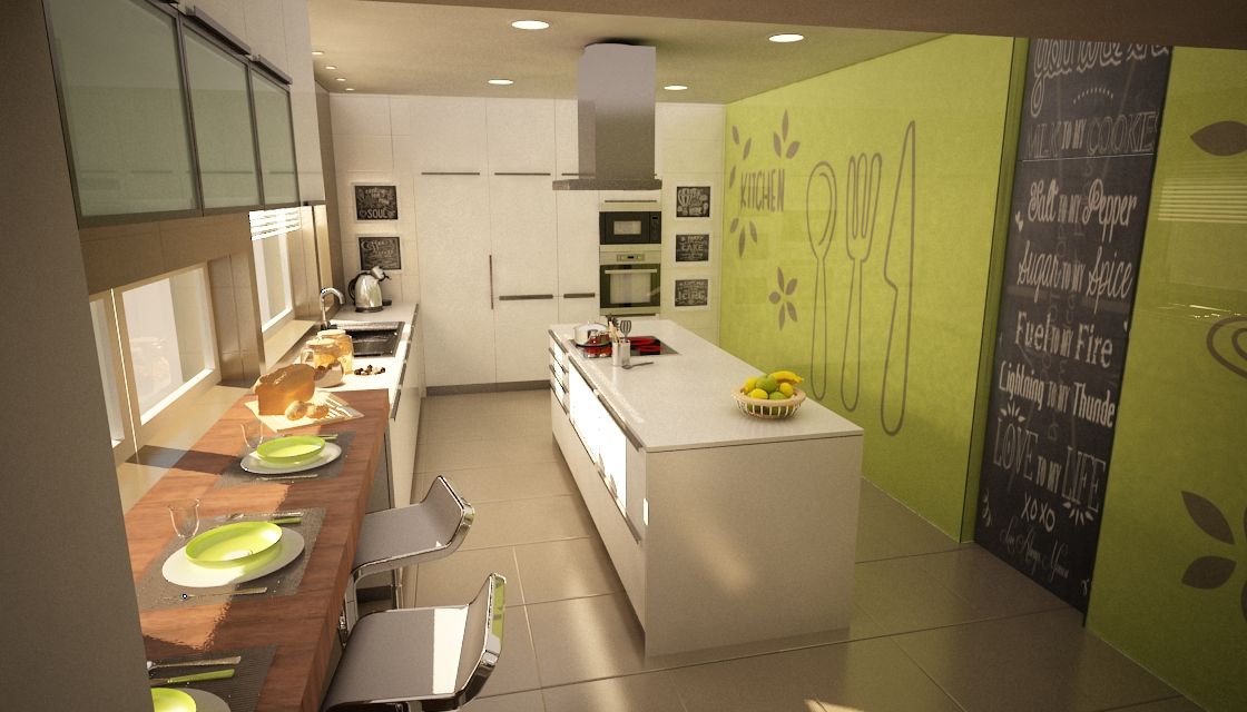 Apartamento Matosinhos, Decorando - Inner Spaces Decorando - Inner Spaces Modern kitchen