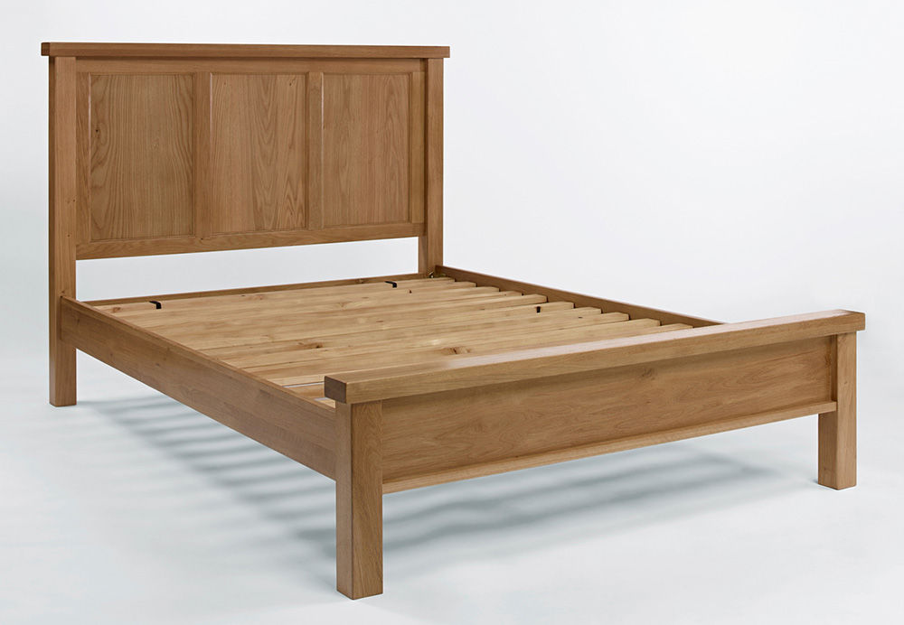 Devon Oak Bed Asia Dragon Furniture from London Nowoczesna sypialnia Łóżka i zagłówki